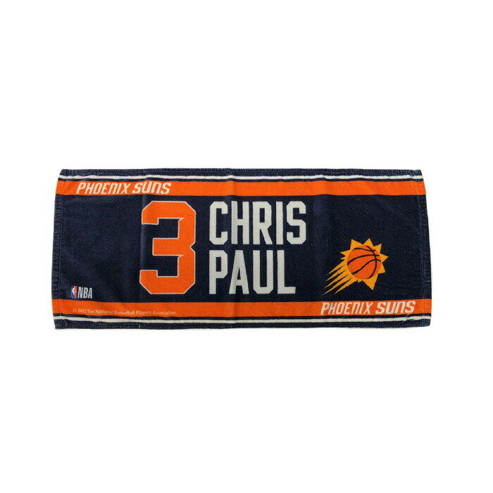 ジャスティス バスケットボール アクセサリー nba35336 フェイスタオル NBA_タオル_フェニックスサンズ_ChrisPaul_クリスポール【ネコポス対応】