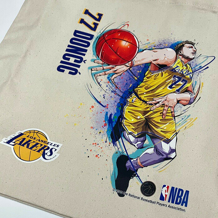 ジャスティス バスケットボール アクセサリー [nba87616 イラストキャンバストート...