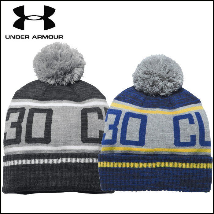 under_armour/アンダーアーマー バスケットボール アクセサリー 1286141 SC_POM_BEANIE_SC30ポムビーニー 帽子_ニット帽_防寒/2017FW 【ネコポス対応】