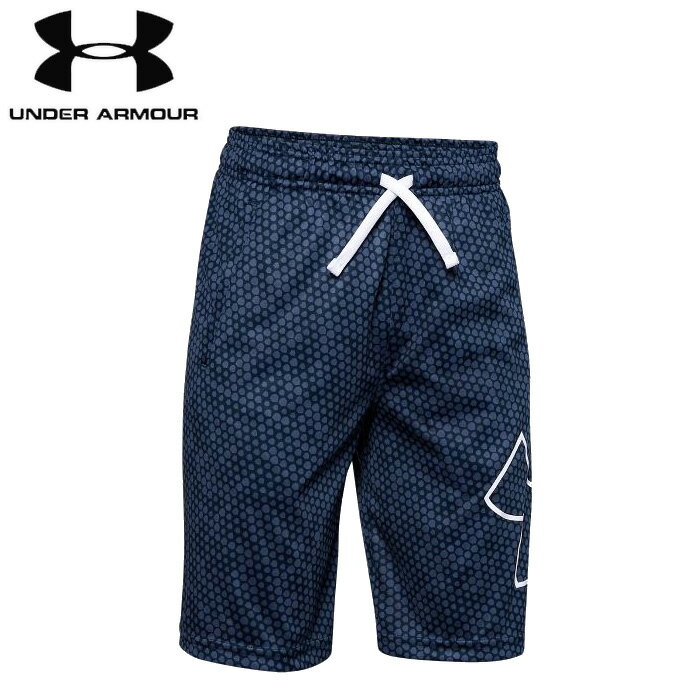 under_armour/アンダーアーマー トレーニング パンツ [1342064-408 レネゲイド2.0プリントショーツ] ジュニア_ハーフパンツ_練習着 【ネコポス不可】