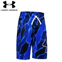 under_armour/アンダーアーマー トレーニング パンツ 1342064-464 レネゲイド2.0プリントショーツ ジュニア_ハーフパンツ_練習着 【ネコポス不可】