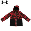 under_armour/アンダーアーマー トレーニング トップス ジュニア_ジャージ_キッズ_ジャケット/2021FWUAStormテクノロジーが通気性と撥水性を両立。シームが完全にテーピングされ、完全防水と通気性を実現。防水透湿性10K/10K肌触りの良いマイクロフリースライニングで究極の暖かさが実現。調節可能なタブと内側にフードゲーターが施された3ピースフード構造で卓越したフィット感。ファスナー付きポケットと内側にメディアポケットあり、調節可能な袖口、刺繍ロゴ。 ■生産国■■品質素材■ポリエステル100%■カラー■VER/BLK/BLKunder_armour/アンダーアーマー トレーニング PRINTEAGLEUPJACKET