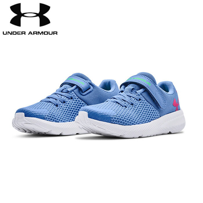 under_armour/アンダーアーマー ジョギング/ランニング シューズ [3024488-400 パスート2ACビッグロゴ] ランシュー_ランニング_ジム_キッズ_ジュニア_ユース/2021FW 【ネコポス不可】