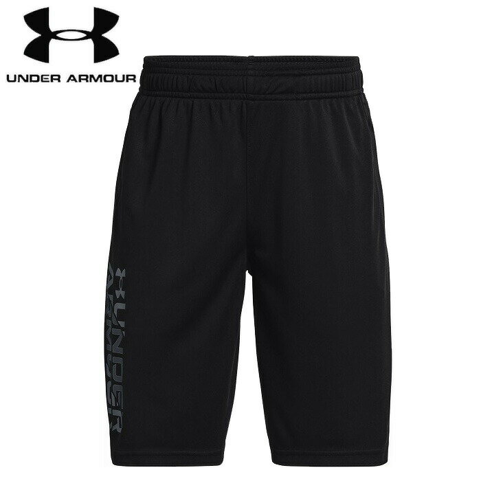 under_armour/アンダーアーマー トレーニング パンツ [1361818-002 プロトタイプ2.0ワードマークショーツ] ジュニア_ハーフパンツ_ショートパンツ 【ネコポス不可】