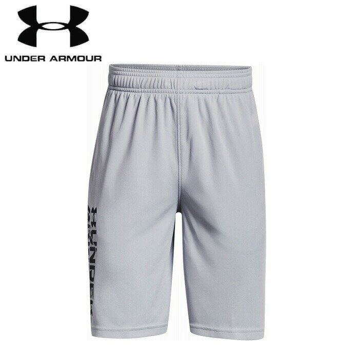 under_armour/アンダーアーマー トレーニング パンツ ジュニア_ハーフパンツ_ショートパンツ丈夫で通気性に優れたニット素材ウエストはドローコードにより調整可能両サイドにポケット汗を素早く吸収、外部へ発散し、アスリートの身体を常にドライに保つ■生産国■フィリピン■品質素材■ポリエステル100％■カラー■ModGray/Blackunder_armour/アンダーアーマー トレーニング パンツ プロトタイプ2.0ワードマークショーツ