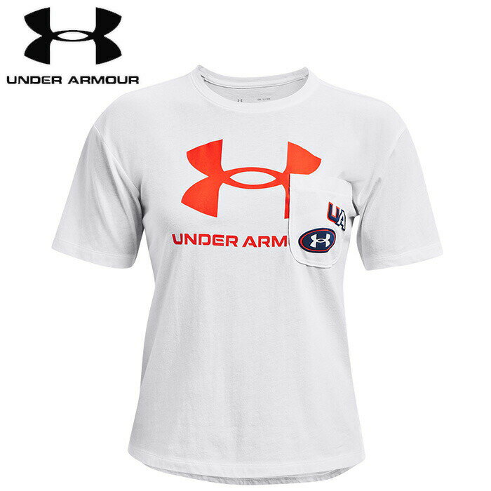 under_armour/アンダーアーマー トレーニング トップス [1366115-100 ライブグラフィックTシャツファン] 半袖_Tシャツ_ウイメンズ_女性用 【ネコポス対応】