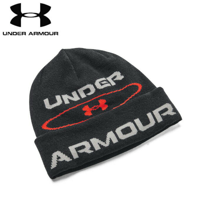 under_armour/アンダーアーマー アクセサリー [1373105-001 ハーフタイムリバーシブルビーニー] 帽子_キャップ_ジュニア_キッズ_子供用_ニット帽_防寒_リバーシブル/2022FW 【ネコポス可】