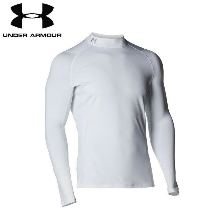 under_armour/アンダーアーマー ゴルフ トップス [1375334-100 コールドギアフィッティドロングスリーブモックシャツ] インナー_長袖_アンダーシャツ 【ネコポス可】