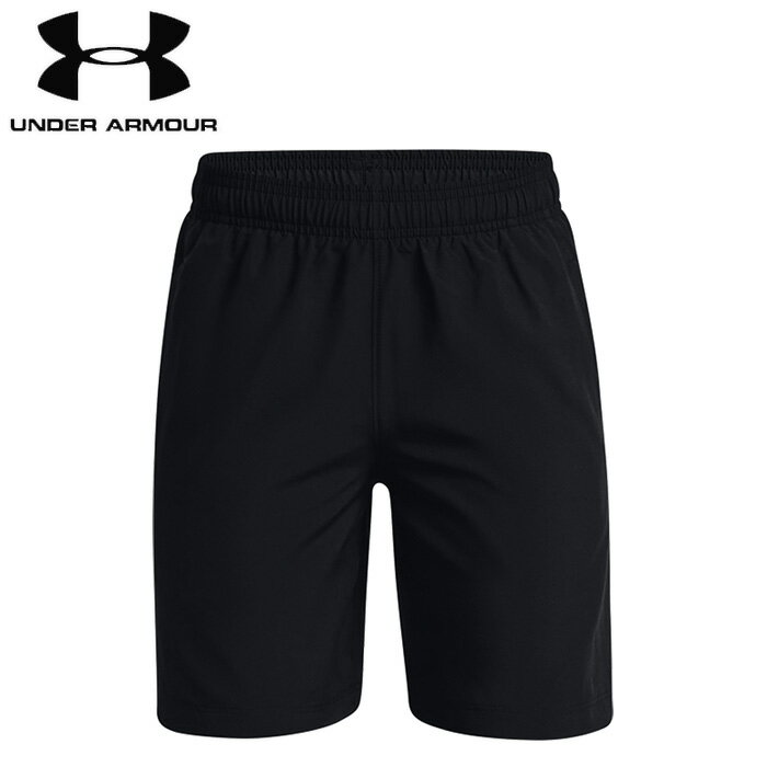 under_armour/アンダーアーマー トレーニング パンツ ジュニア_ハーフパンツ_ショートパンツウエストはドローコードにより調整可能両サイドにポケット軽量なウーブン生地により快適な着心地■生産国■インドネシア■品質素材■ポリエステル100％■カラー■BLK/BEAunder_armour/アンダーアーマー トレーニング パンツ ウーブングラフィックショーツ