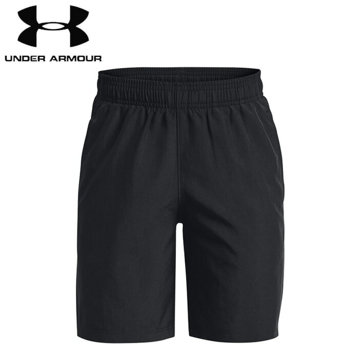 under_armour/アンダーアーマー トレーニング パンツ ジュニア_ハーフパンツ_ショートパンツウエストはドローコードにより調整可能両サイドにポケット軽量なウーブン生地により快適な着心地■生産国■インドネシア■品質素材■ポリエステル100％■カラー■BLK/WHTunder_armour/アンダーアーマー トレーニング パンツ ウーブングラフィックショーツ