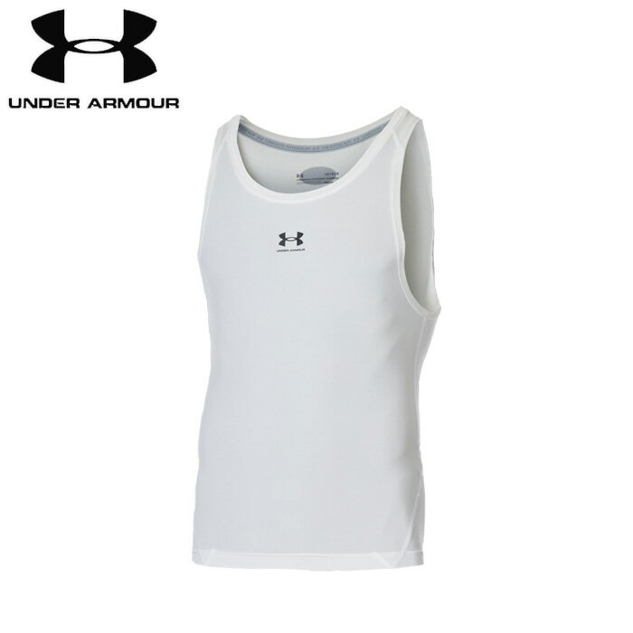 under_armour/アンダーアーマー バスケットボール トップス [1371947-100 ヒートギアコンプレッションスリーブレスタンク] タンクトップ 【ネコポス対応】