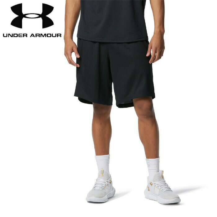 under_armour/アンダーアーマー バスケットボール パンツ [1378333-002 UAベースラインショーツ(ビッグロゴ)] バスパン_ショートパンツ/2023SS