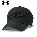 under_armour/アンダーアーマー ゴルフ アクセサリー [1384846-001 UAドライバーノベルティアジャスタブルキャップ] 帽子_キャップ/2024SS 【ネコポス不可】