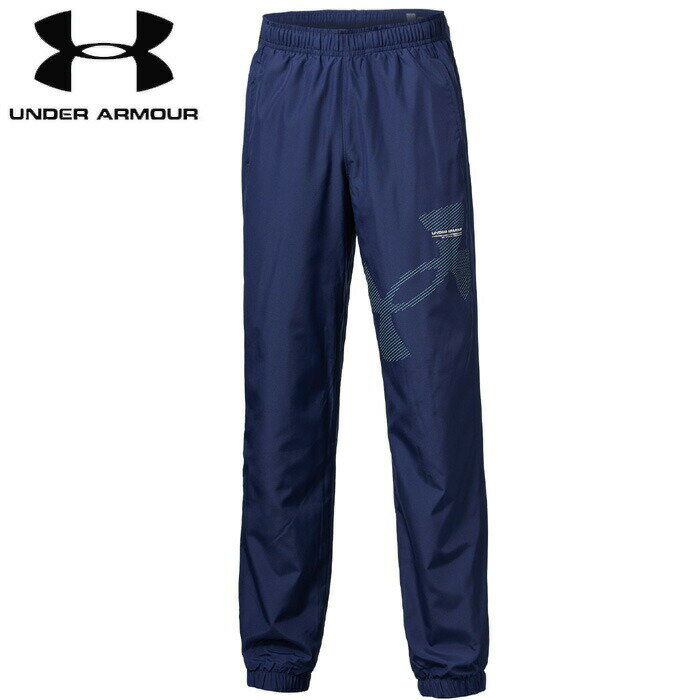 under_armour/アンダーアーマー トレーニング パンツ [6007821-403 UAトリコット ラインド ビッグロゴ パンツ] ジュニア_ジャージ_ロングパンツ/2025FW 【ネコポス不可】