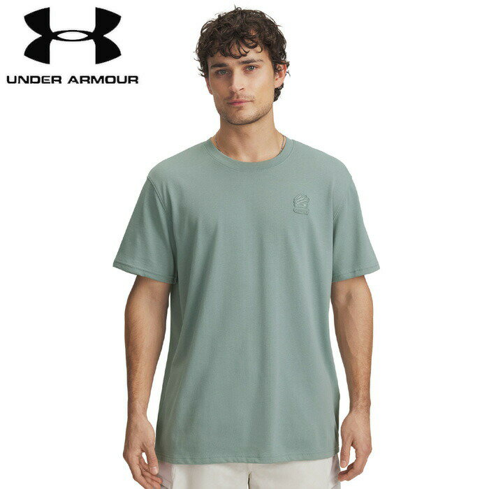under_armour/アンダーアーマー バスケットボール トップス [1390402-348 カリー ヘビーウエイト トレンド Tシャツ] Tシャツ_半袖_カリー_curry/2025SS【ネコポス対応】