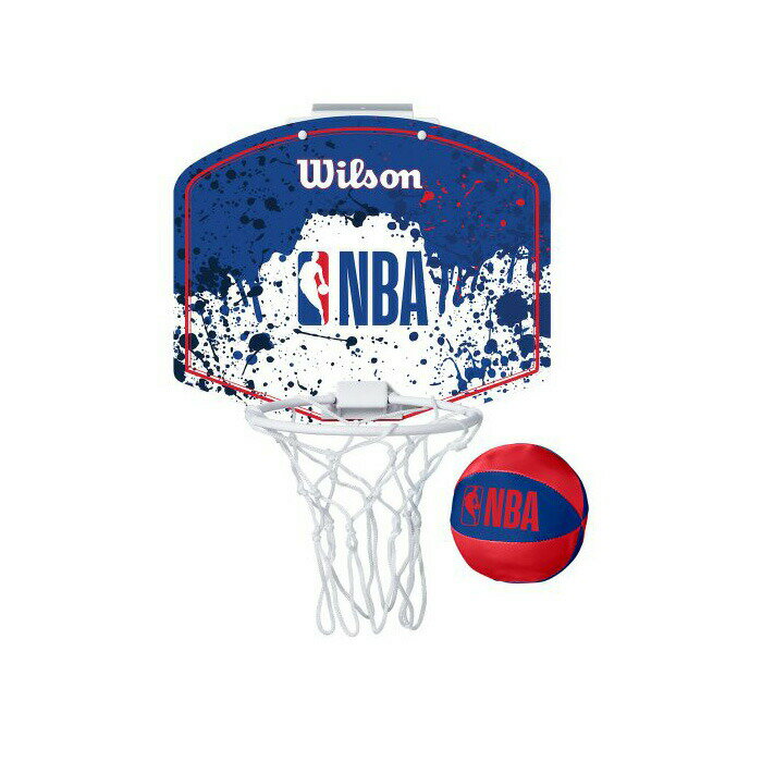 バスケットアクセサリー Wilson/ウイルソン バスケットボール アクセサリー [wtba1302-nbard NBAバスケットボールミニフープNBAロゴ（プラスチック製）] ゴール_バスケットボール_NBA【ネコポス不可】