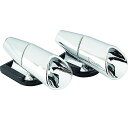 鹿避け笛 ディアワーニング Deer Warning BELL【Chrome シルバー】2種類の超音波で鹿など動物との衝突を防止 【定形外郵便のみ送料無料】※パッケージカット説明書なし 簡単に取り付けるだけ