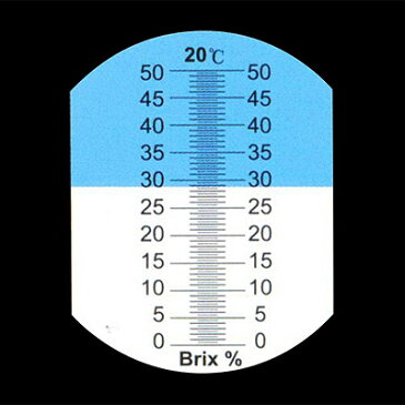糖度計 Brix 0-50% 【送料無料】ATC(温度自動補正機能)内蔵 ハンディタイプ(お得簡易包装)果物や野菜の糖度を測る事ができる屈折糖度計日本語説明書付き 電池不要 電源不要※沖縄・九州・北海道・離島は送料別