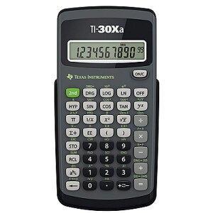 Texas Instruments TI-30Xa【定形外郵便のみ送料無料】(※輸入品のため、電池別売)関数電卓 計算ツール 電卓 10桁並行輸入品※代引き・ニッセン後払いできません