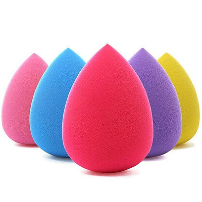 BEAKEY 5個セット ビーキー メイクアップスポンジセット Makeup Sponge Set Blender Beauty Foundation Blending Spongeベースメイク ファンデーション パフ水あり・水なし両用