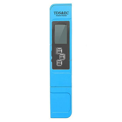 TDS&ECメーター 0-9990ppm(本体のみ) 青 ＜お得品＞【メール便のみ送料無料】TDSメーター ECメーター英語説明書のみ（日本語説明書なし）※テスト電池なし 水質検査 肥料濃度測定 水耕栽培 熱帯魚飼育 水槽 淡水魚 水栽培