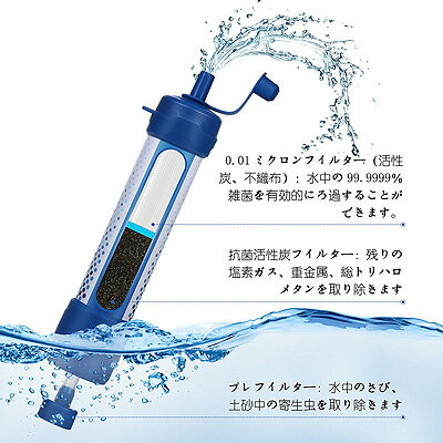 楽天市場 Jetery ポータブル浄水器 送料無料 携帯型浄水ストロー 携帯型浄水器災害時 サバイバル用品アウトドア ハイキング 配送先 沖縄 九州 北海道 離島のご注文はお受けできません くまたんの店 楽天市場店