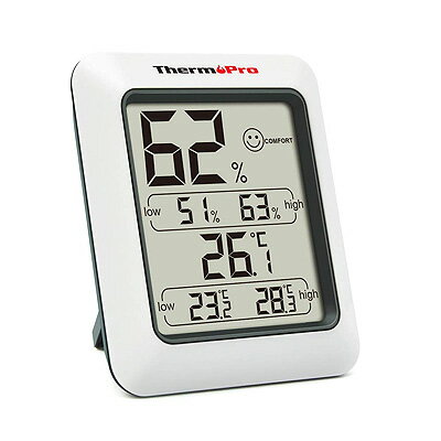 デジタル 湿度計 TP50 ThermoPro TP-50【定形外郵便のみ送料無料】※英語説明書のみ マグネット付き 置き式付健康管理 熱中 カビ対策 インフルエンザ 風邪対策※電池別売り※代引き ニッセン後払いはできません。