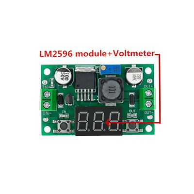 DC-DC LM2596 Voltmeter 電源降圧　電源モジュール【定形外郵便のみ送料無料】 降 ...