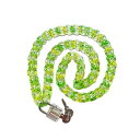 錠 付き アクリル チェーン ネックレス クリア セット イエローブルー プラスチック 推し活 アクセサリー ライブ<約105cm 輪1個3.1cm×1.9cm...