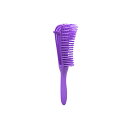 ヘアマッサージ ブラシ トリートメント コーム パープル 頭皮マッサージ ヘアケア バス ブラシ カーリー デタングラーブラシ ヘアブラシ乾いた髪も濡れた髪もブラッシングOK 頭皮 に フィットシャンプーブラシ プラスチック製【定形外郵便のみ送料無料】