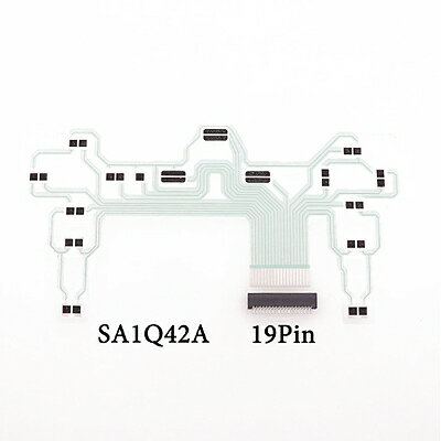 PS2 導電性 フィルム ( SA1Q42A ) + 19ピン コネクタ セット 導電性フィルム キーパッド リボンケーブル 修理部品 回路 基板 交換部品PS...