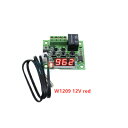 デジタル LED サーモスタット W1209 DC 12V 基板 プローブ付サーモスイッチ デジタル 温度 センサー NTCセンサー 20A 14VDC 5A/...