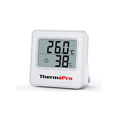 デジタル 温湿度計 ThermoPro TP-157 TP157 ＜ホワイト＞ 温度計 湿度計 手のひらサイズ 【定形外郵便のみ送料無料】…