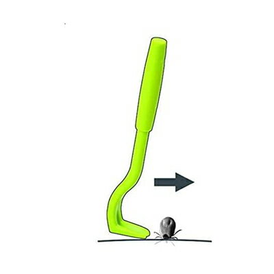 くまたんの店　楽天市場店のティック ツイスター マダニ リムーバー グリーン 2本 セット ＜ 箱無し＞ ダニ 除去 大小 各1本入りティックツイスター マダニリムーバー 【定形外郵便のみ送料無料】何回でも使用可能　犬、猫等ペットの散歩、アウトドアの救急セットに。｜アングル2