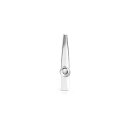カズー 初心者 練習 用 膜鳴楽器 kazoo シルバー カーニバルホイッスル【 訳あり :塗料ハゲ キズ】 金属製 軽量 耐久性 【定形外郵便のみ送料無料】 簡易包装説明書等はございません。