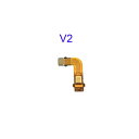 PS5 < 導電性ケーブル > マイク用 < ショート V2.0 > ゴールド フレックスリボンケーブル 交換部品コントローラ用 キーパッド 【定形外郵便のみ送...