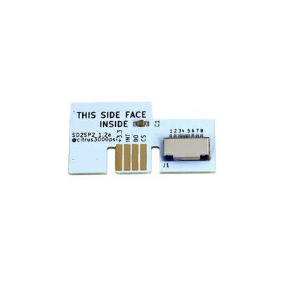 任天堂 ゲームキューブ マイクロSD TFカードリーダーホワイト 1個 GC NGC 修理部品 交換部品 互換品【定形外郵便のみ送料無料】簡易包装 修復ツール ニンテンドー GAMECUBE 修理 プリント回路基板素材ドライバーは付属しません。説明書無し