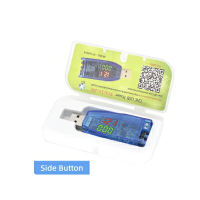 DC-DC USB 電圧 レギュレータ ＜タイプA＞ side button 5V 1.0v-24v LED デジタル ディスプレイ 電源モ..
