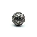 多面体サイコロ 100面 1個 メタル Ancient Silver ( 黒みがかったシルバー ) 箱入り ※ 収納巾着 無し 100面体 100面のサイコロ ...