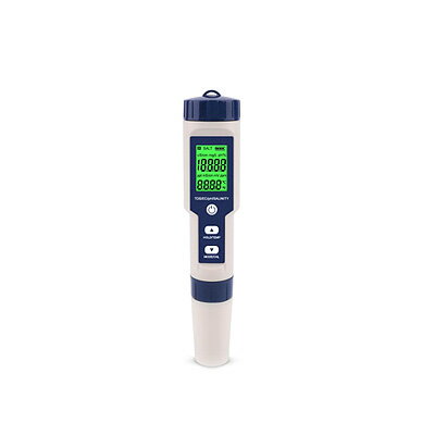 5in Water quality tester デジタル水質モニター 黄白色×紺EZ9909 PH ...