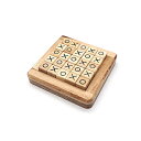 Tic Tac Toe 木製ボードゲーム 〇×ゲーム 5列【送料無料】 木製 ゲーム 英語版 並行輸入品ファミリーゲーム 脳のトレーニング コンパクトデザイン