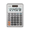 CASIO MS-80B グレー 電卓 大型8桁ディスプレイバッテリーバックアップ付き ソーラー プラスStandard Function Desktop Calculator 並行輸入品