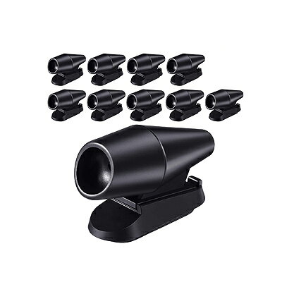 鹿避け笛 Deer Whistle 【黒】10個セット Friendaディアホイッスル ディアワーニング【訳あり:パッケージ無し説明書なし】【定形外郵便のみ送料...