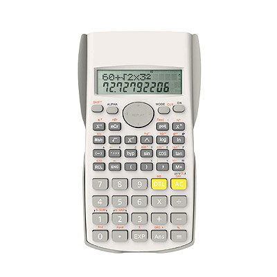 Helect h1002 電卓 ホワイト H-1002D【送料無料】変数統計計算Scientific Calculator helectエンジニアリング関数電卓電池別売り
