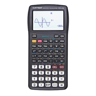 CATIGA CS-229 ブラック 関数電卓 【訳あり:箱無し】(※輸入品のため、電池別売)【メール便のみ送料無料】LCD画面CATIGA CS-229 Scientific Calculator with Graphic Functions数式のグラフを表示できる 電池別売り※代引き・ニッセン後払いできません CATIGA CS-229 ブラック 関数電卓 【訳あり:箱無し】(※輸入品のため、電池別売)【メール便のみ送料無料】LCD画面CATIGA CS-229 Scientific Calculator with Graphic Functions数式のグラフを表示できる 電池別売り※代引き・ニッセン後払いできません