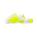 Wristco イベント用リストバンド 【1000本】使い捨てネオンイエロー 通し番号入 19mm(3/4インチ)幅【送料無料】並行輸入【ゆうパケットのみ送料無料】