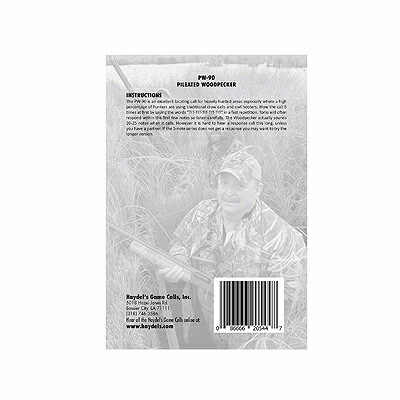 Haydel's Pileated PW-90 Woodpecker Call Turkey Locator Call　キツツキ 七面鳥 コール【定形外郵便のみ送料無料】【訳あり：箱無し】野生観察狩猟 笛 生態調査 有害鳥獣駆除英語説明のみ※代引き・ニッセン後払いできません 2