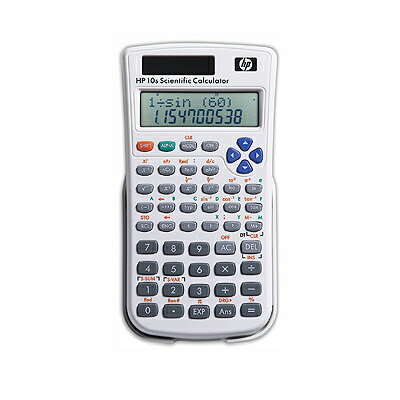 ヒューレット パッカード 10S ホワイト関数電卓【送料無料】HP10S Scientific Calculator HP電卓 並行輸入品 英語表記のみ