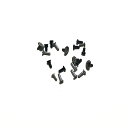 psp 2000 3000 ネジ セット 交換部品 ネジセット【メール便のみ送料無料】簡易包装 psp 2000 3000 本体 修理修理部品 交換部品 修復ツ...
