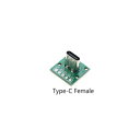 マイクロ USB Type C【メス】コネクター 変換 基板5穴 Micro USB Type-C femaleプラグ メスソケット コネクター 【メール便のみ送料無料】 修理 説明書無し 箱無し ※代引き・ニッセン後払いできません(2)